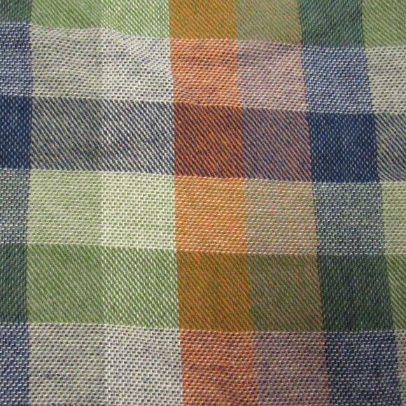 Carbon2Cobalt Shirt Mens Large Check‎ Plaid Unbrushed Flannel Effortlessly Cool - Picture 12 of 14